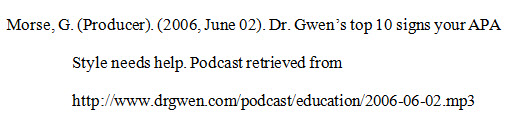 Audio Podcast